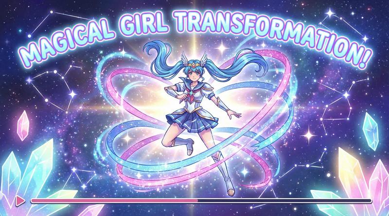 蜜芽动漫-星辰魔法变身曲-魔法动漫演示